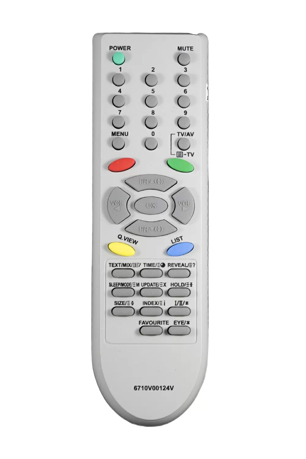Пульт для телевизора LG 6710V00124V фото товара Пульт для телевизора LG 6710V00124V