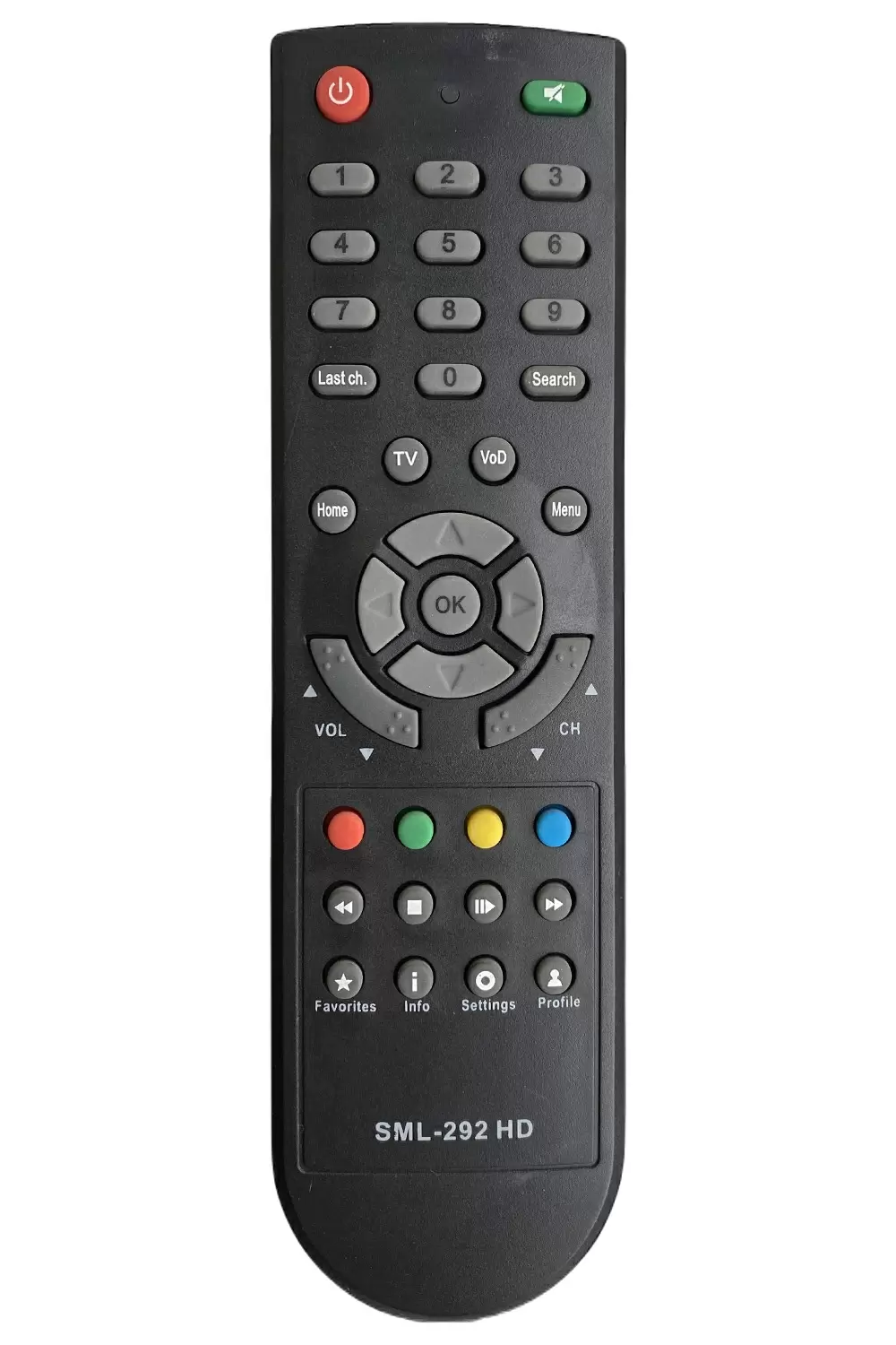 Пульт для Smart-приставки Smartlabs SML-292HD фото товара Пульт для Smart-приставки Smartlabs SML-292HD