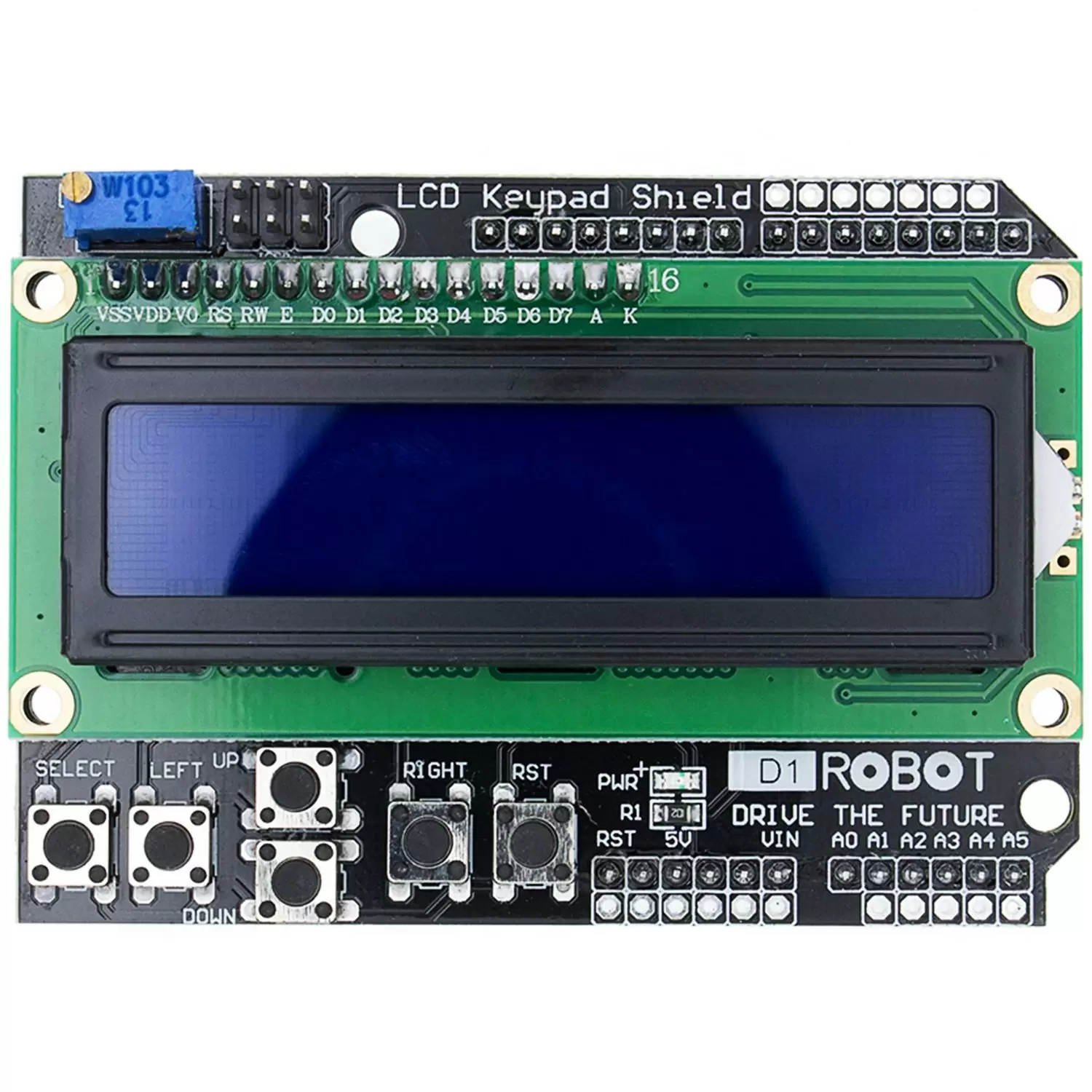 LCD Keypad Shield 1602 Купить LCD Keypad Shield 1602 по низкой цене
