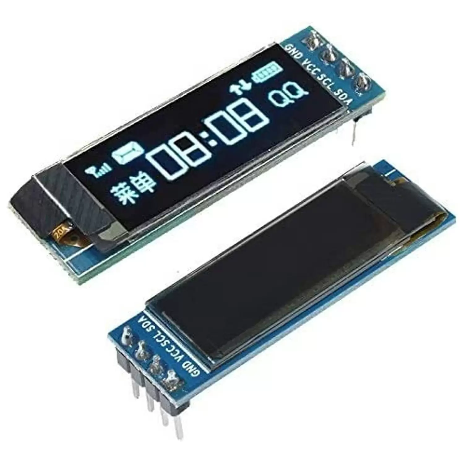 Дисплей OLED 0.91" I2C 128x32 (синий) Купить Дисплей OLED 0.91" I2C 128x32 (синий) по низкой цене