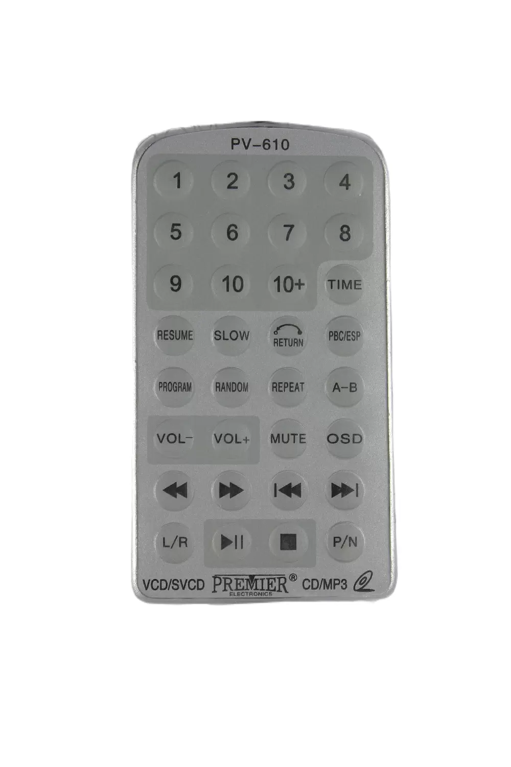 Пульт для автомагнитолы PV-610 фото товара Пульт для автомагнитолы PV-610