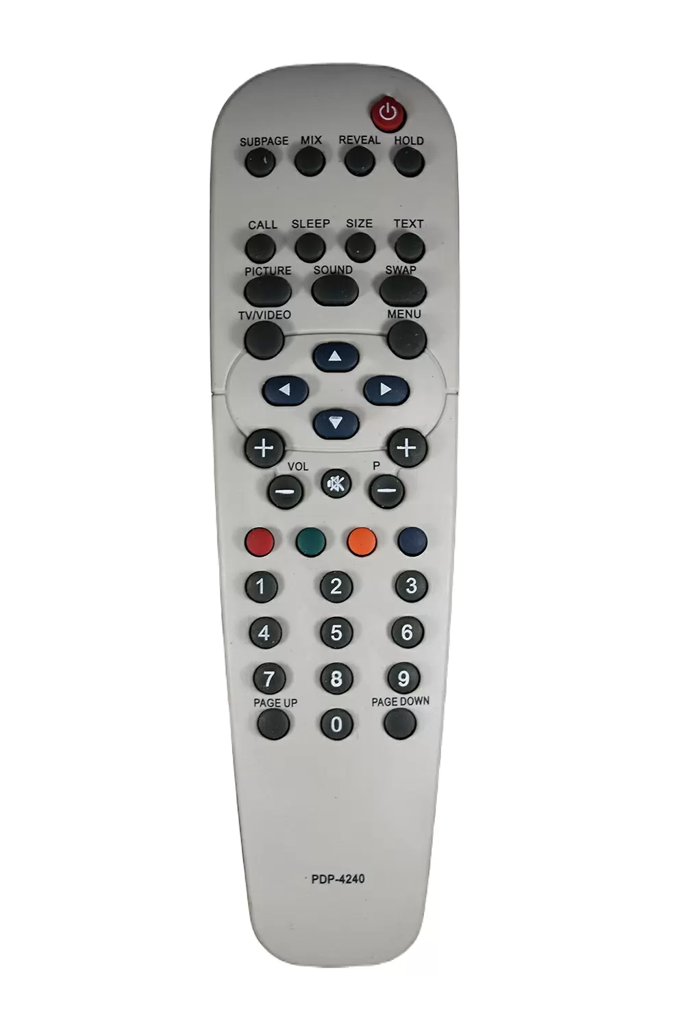 Пульт для телевизора Shivaki PDP-4240 фото товара Пульт для телевизора Shivaki PDP-4240