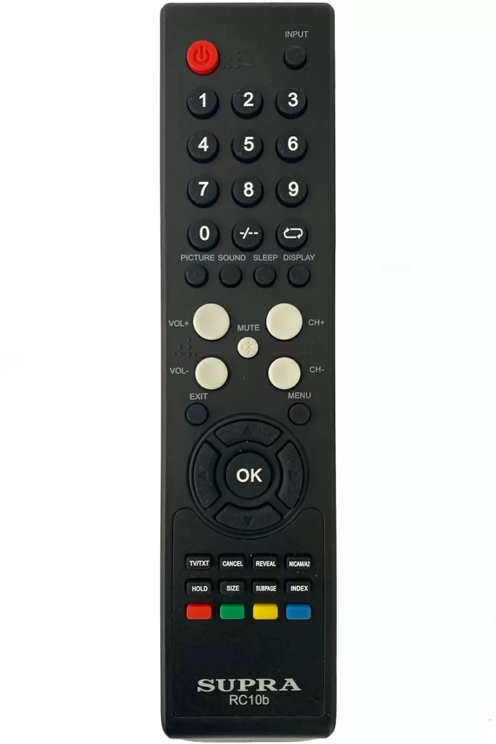 Оригинальный пульт для телевизора Supra RC10b фото товара Оригинальный пульт для телевизора Supra RC10b