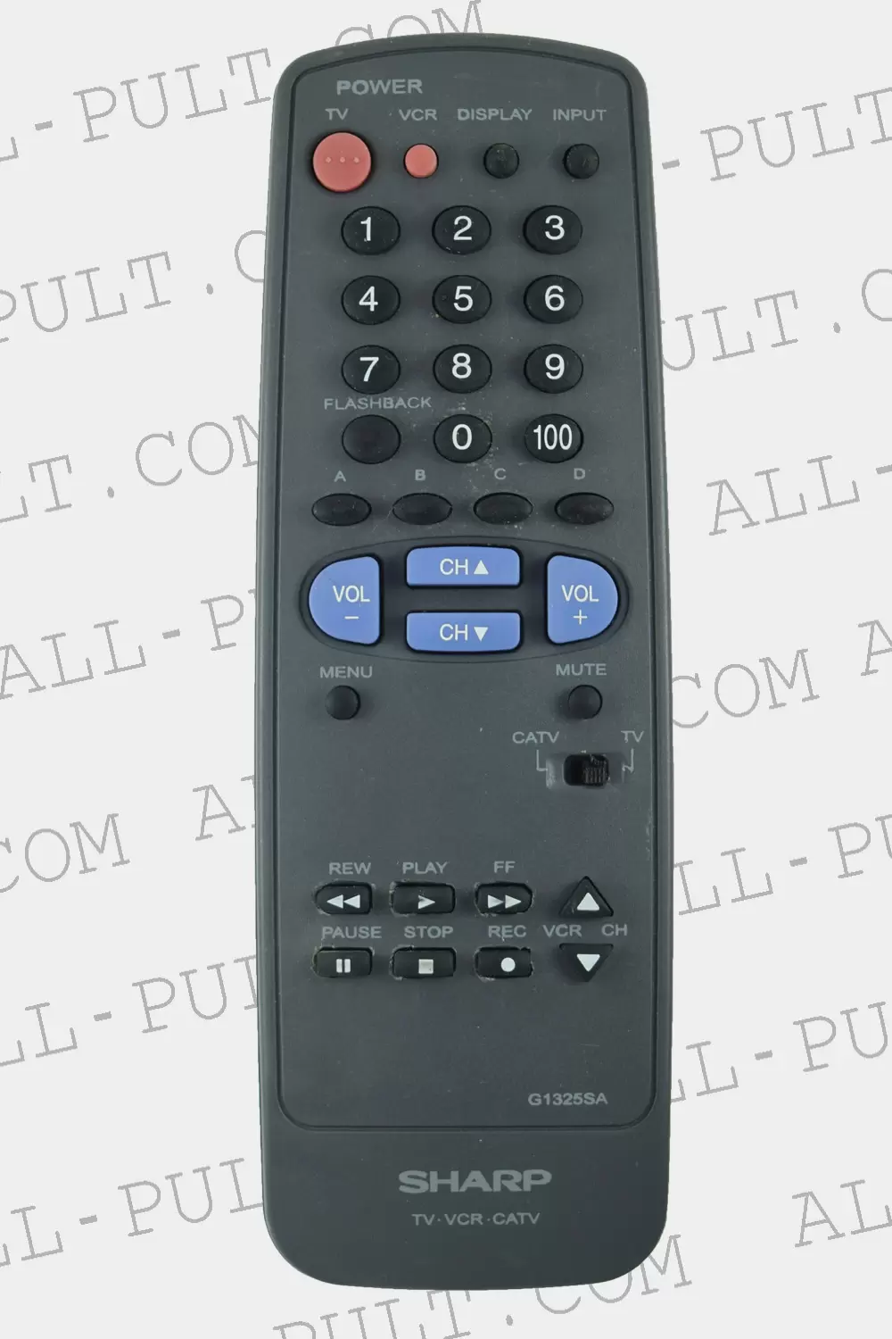 Пульт для телевизора Sharp G1325 фото товара Пульт для телевизора Sharp G1325