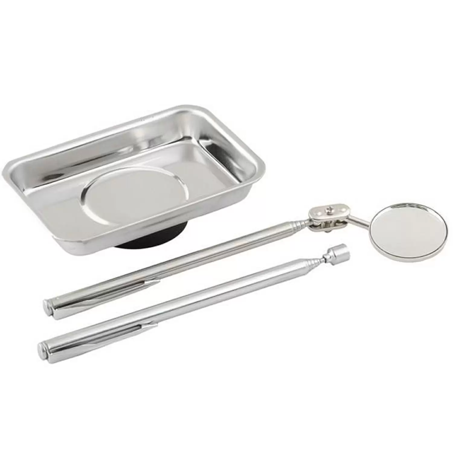 Набор магнитных инструментов MASTERTOOL (тарелка/захват/зеркало) фото товара Набор магнитных инструментов MASTERTOOL (тарелка/захват/зеркало)